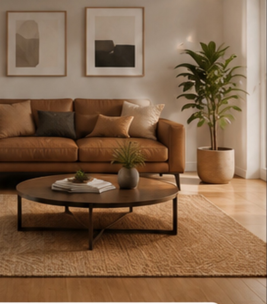 Living room after visualization